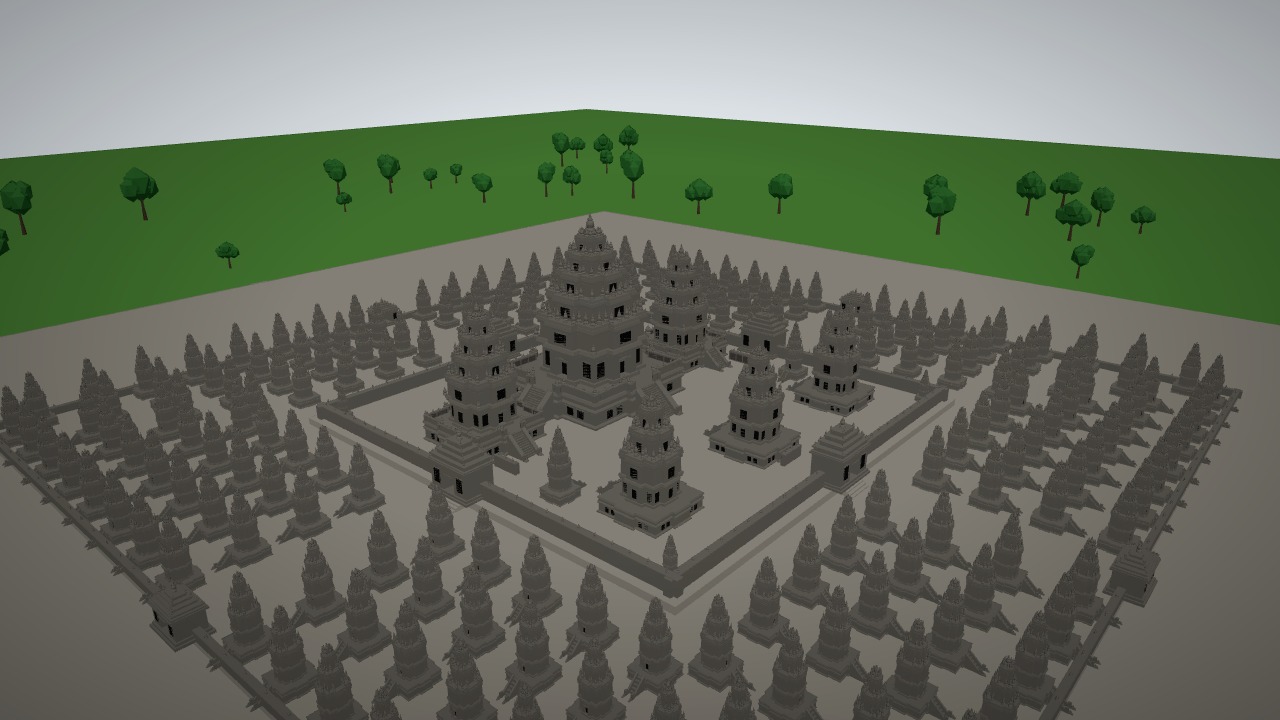 Candi Prambanan — Menara Candi dan Kompleks Hindu