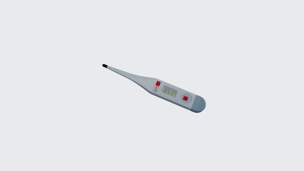 Termometer Demam Digital — Alat Ukur Suhu Tubuh Klinis