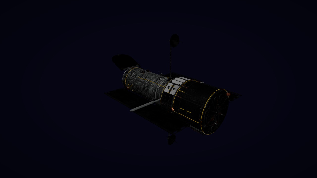 Hubble Space Telescope — Teleskop Antariksa Ikonik (Animasi Exploded + Cross-Section)