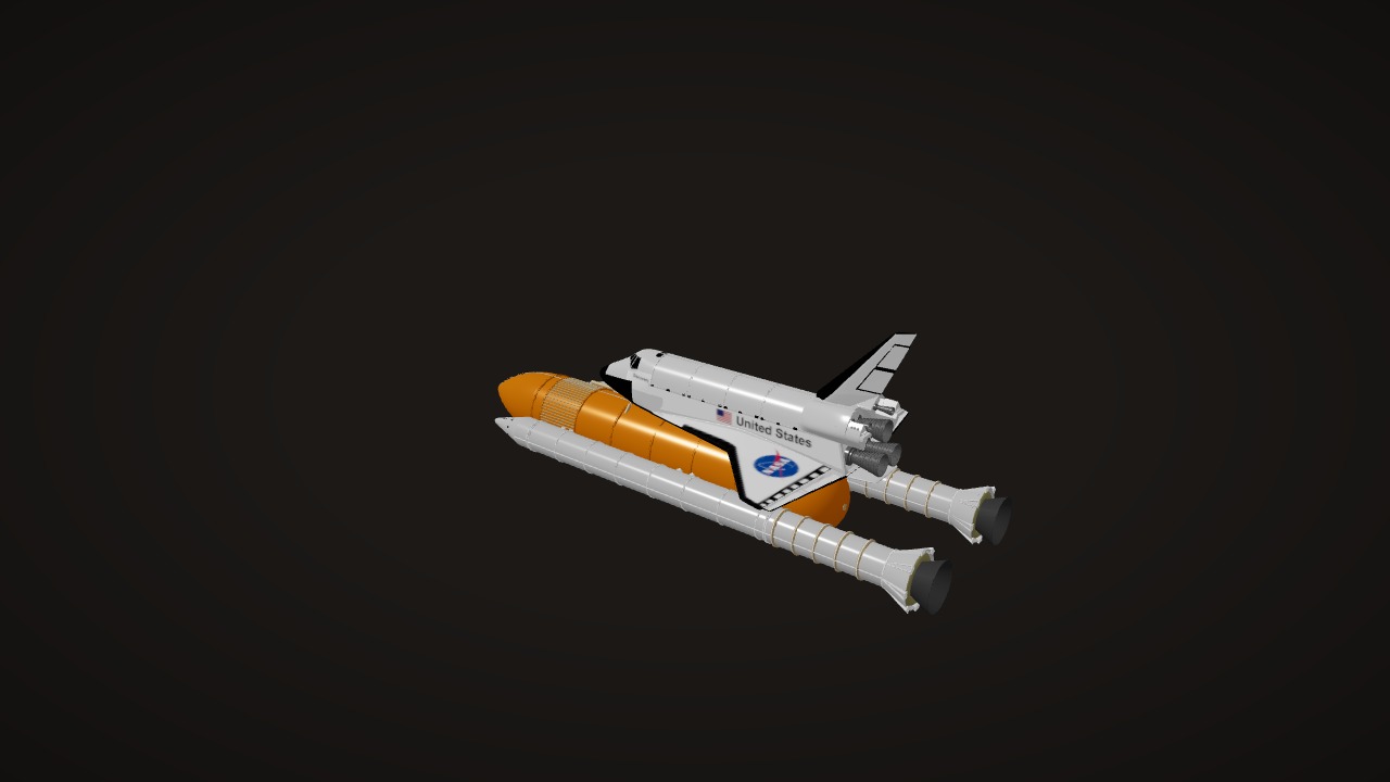 Space Shuttle (Detailed High-Mesh) — Pesawat Ulang-Alik NASA Era 1981-2011